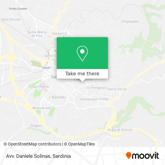 Avv. Daniele Solinas map