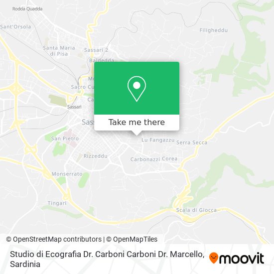 Studio di Ecografia Dr. Carboni Carboni Dr. Marcello map