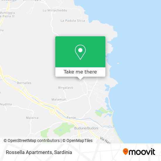 Rossella Apartments map