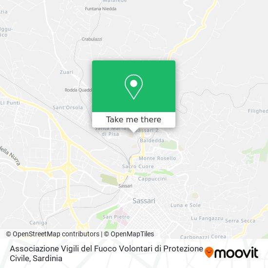 Associazione Vigili del Fuoco Volontari di Protezione Civile map