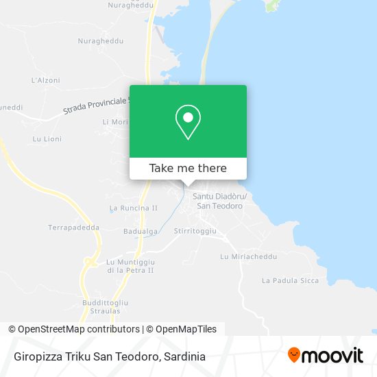 Giropizza Triku San Teodoro map