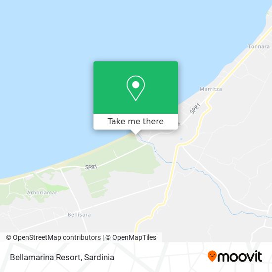 Bellamarina Resort map