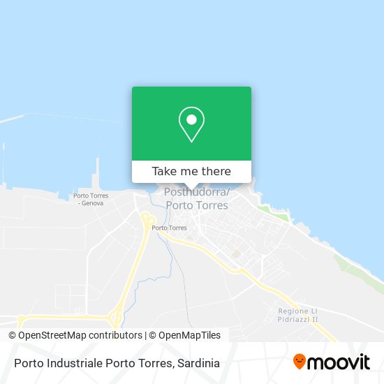 Porto Industriale Porto Torres map