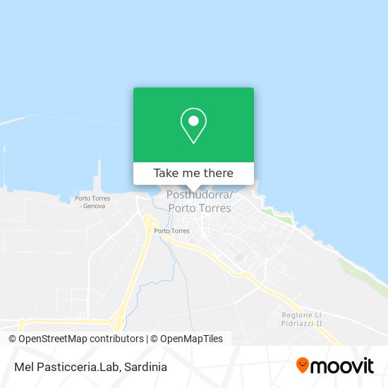 Mel Pasticceria.Lab map