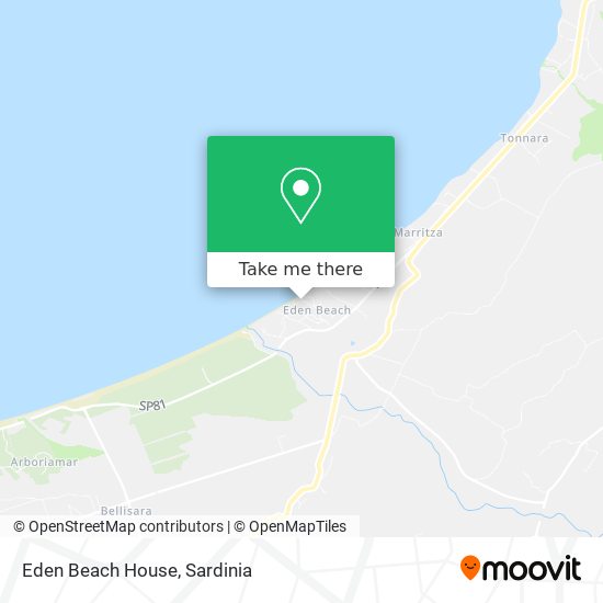 Eden Beach House map