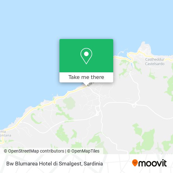 Bw Blumarea Hotel di Smalgest map