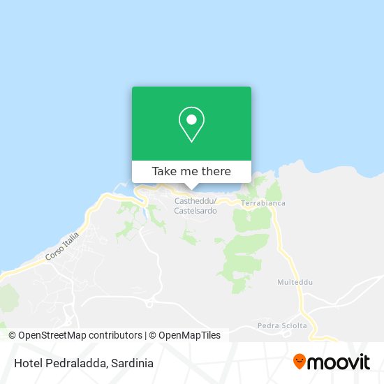 Hotel Pedraladda map