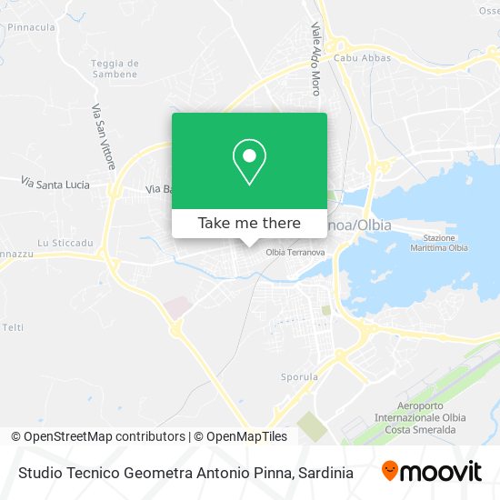 Studio Tecnico Geometra Antonio Pinna map