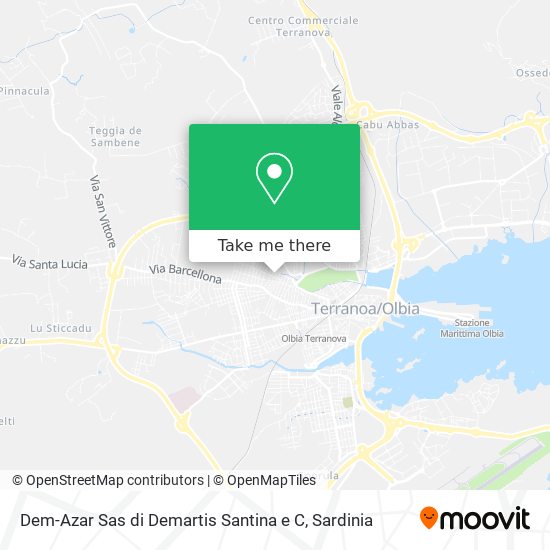 Dem-Azar Sas di Demartis Santina e C map
