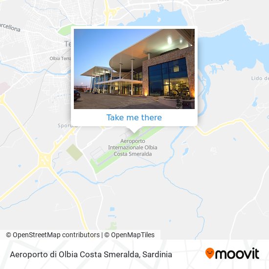 Aeroporto di Olbia Costa Smeralda map
