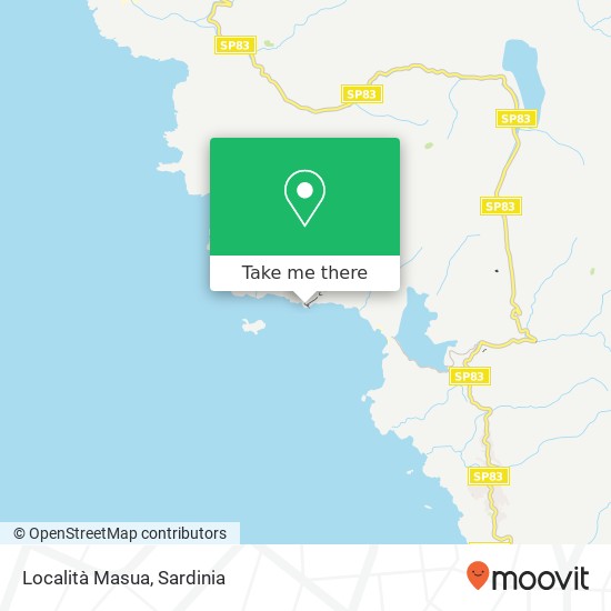 Località Masua map