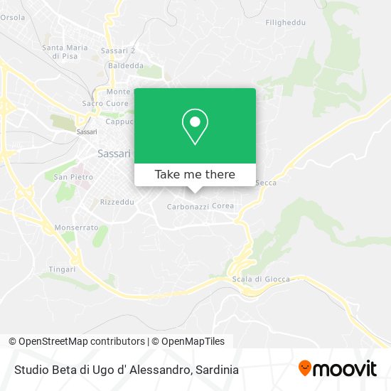 Studio Beta di Ugo d' Alessandro map
