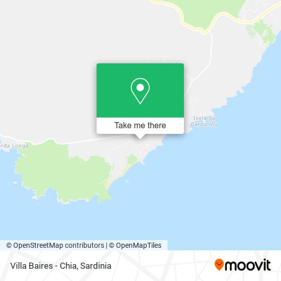 Villa Baires - Chia map