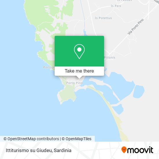Ittiturismo su Giudeu map