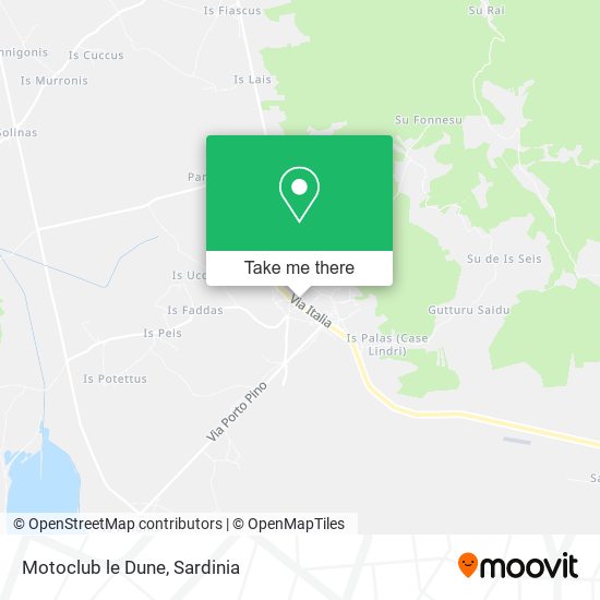 Motoclub le Dune map