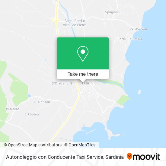Autonoleggio con Conducente Taxi Service map