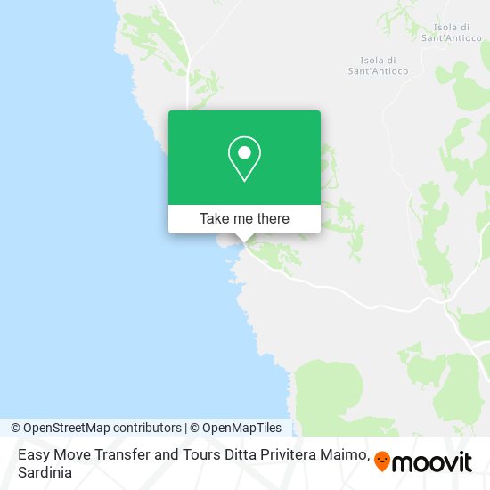 Easy Move Transfer and Tours Ditta Privitera Maimo map