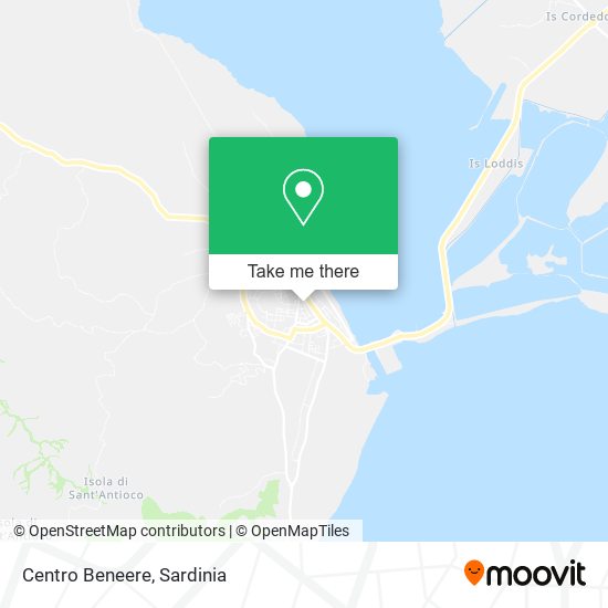 Centro Beneere map