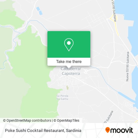 Poke Sushi Cocktail Restaurant map