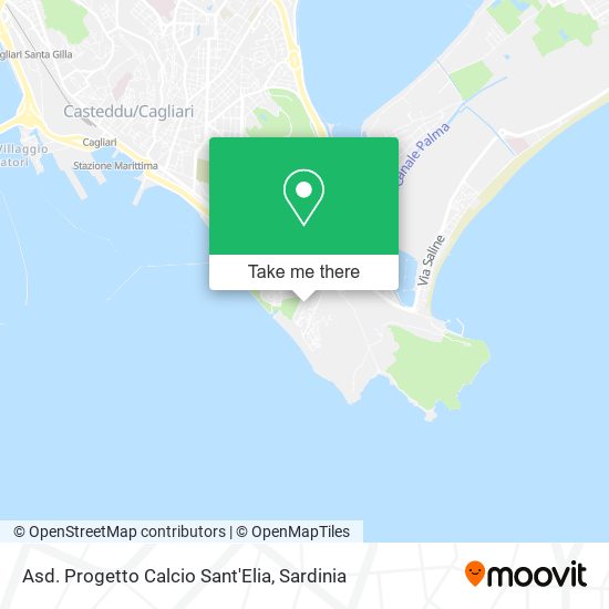 Asd. Progetto Calcio Sant'Elia map