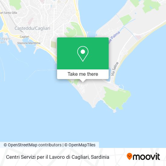 Centri Servizi per il Lavoro di Cagliari map