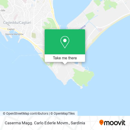 Caserma Magg. Carlo Ederle Movm. map