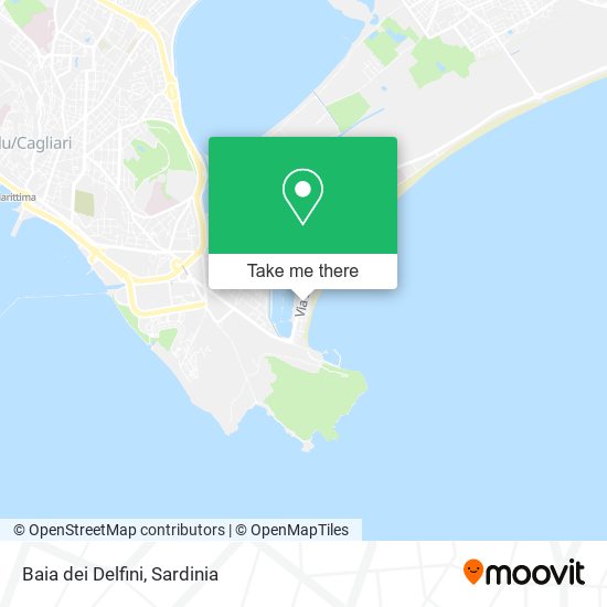 Baia dei Delfini map