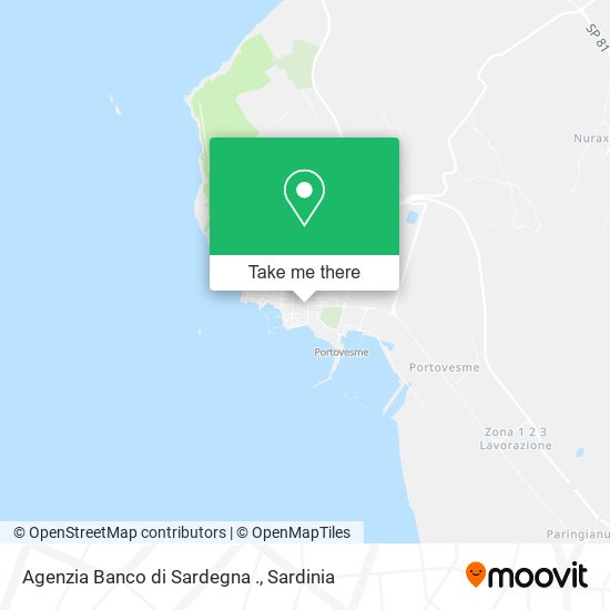 Agenzia Banco di Sardegna . map