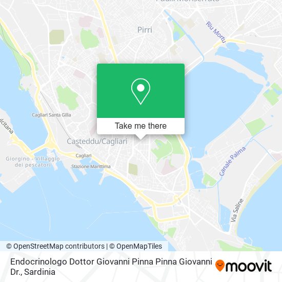 Endocrinologo Dottor Giovanni Pinna Pinna Giovanni Dr. map