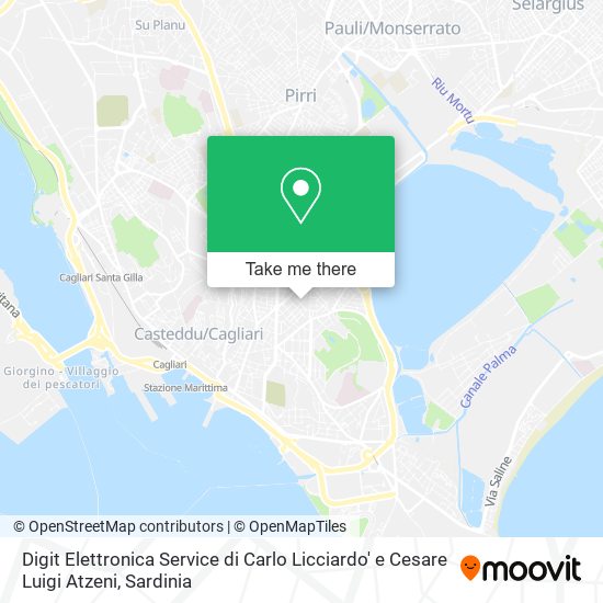 Digit Elettronica Service di Carlo Licciardo' e Cesare Luigi Atzeni map