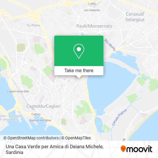 Una Casa Verde per Amica di Deiana Michele map