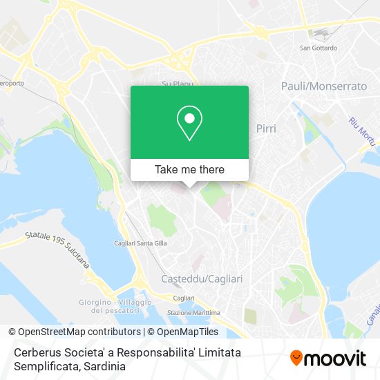 Cerberus Societa' a Responsabilita' Limitata Semplificata map