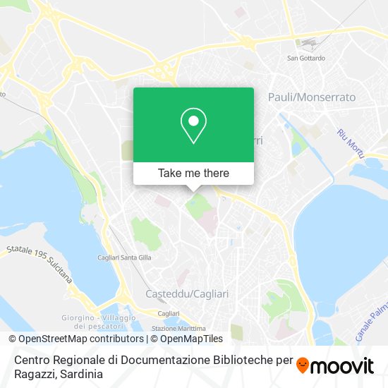 Centro Regionale di Documentazione Biblioteche per Ragazzi map