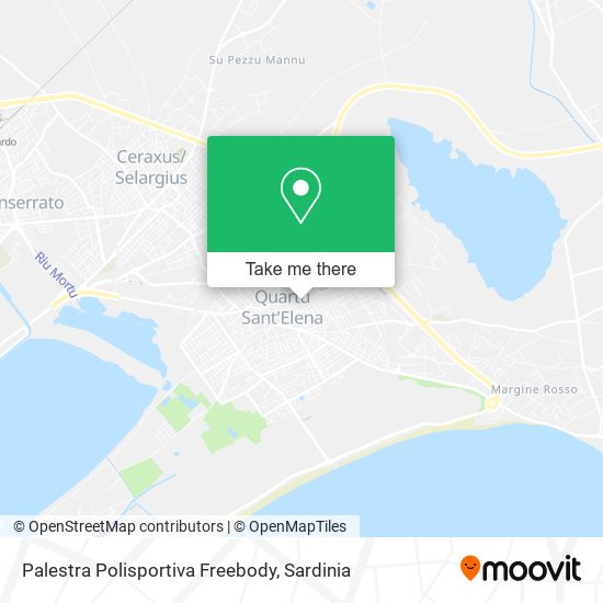 Palestra Polisportiva Freebody map