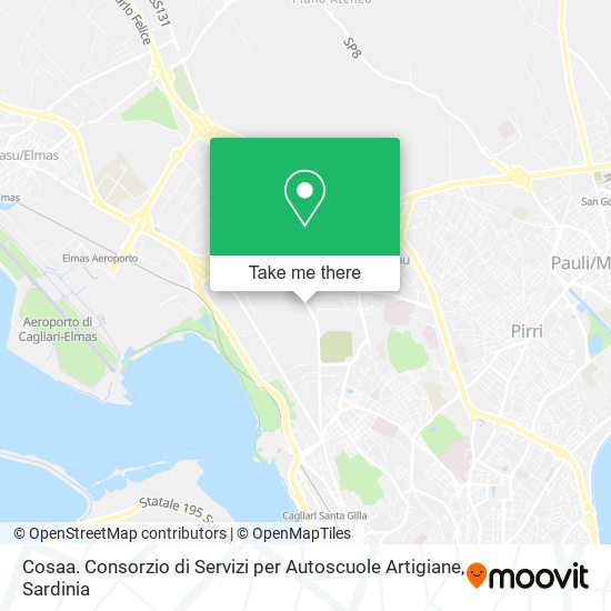 Cosaa. Consorzio di Servizi per Autoscuole Artigiane map
