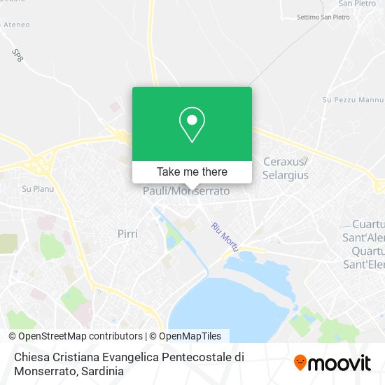 Chiesa Cristiana Evangelica Pentecostale di Monserrato map