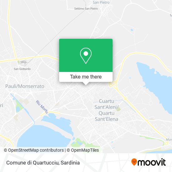 Comune di Quartucciu map