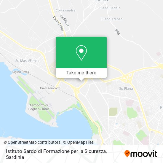 Istituto Sardo di Formazione per la Sicurezza map