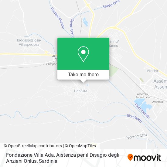 Fondazione Villa Ada. Aistenza per il Disagio degli Anziani Onlus map