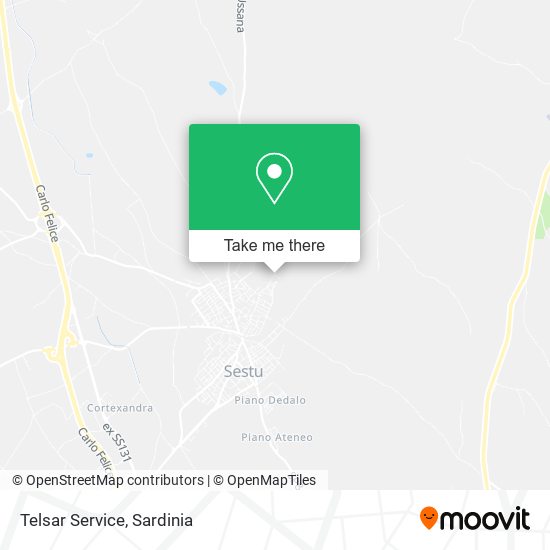 Telsar Service map