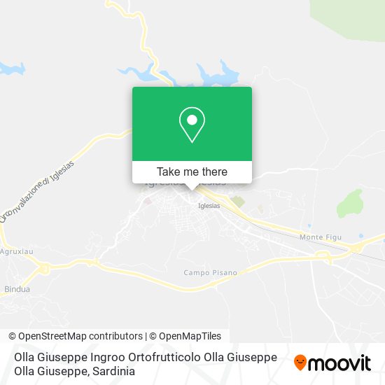 Olla Giuseppe Ingroo Ortofrutticolo Olla Giuseppe Olla Giuseppe map