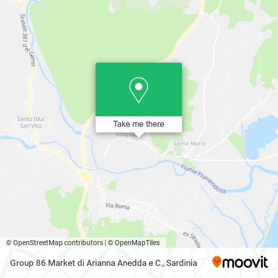 Group 86 Market di Arianna Anedda e C. map