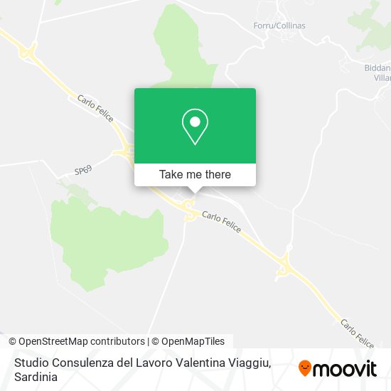 Studio Consulenza del Lavoro Valentina Viaggiu map
