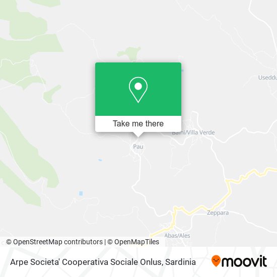 Arpe Societa' Cooperativa Sociale Onlus map