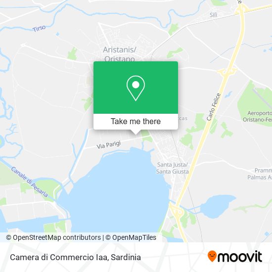 Camera di Commercio Iaa map