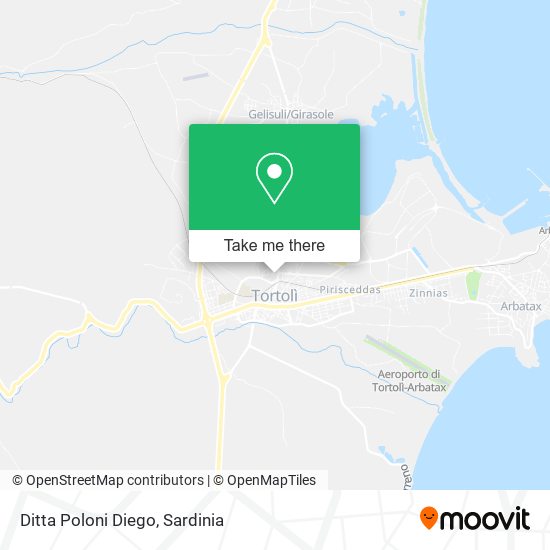 Ditta Poloni Diego map