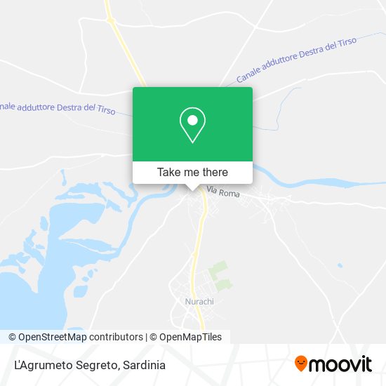 L'Agrumeto Segreto map