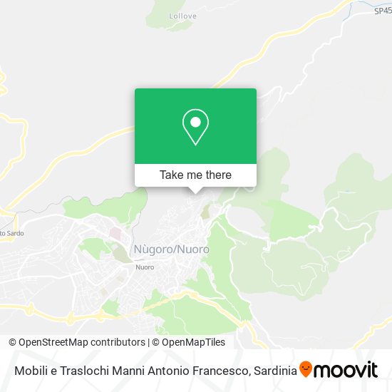 Mobili e Traslochi Manni Antonio Francesco map