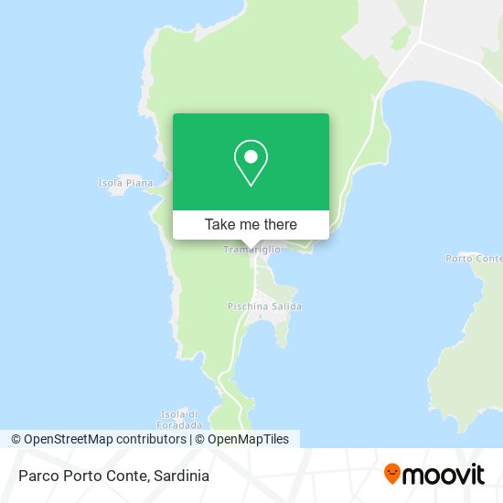 Parco Porto Conte map