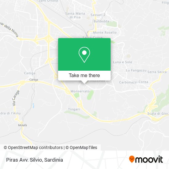 Piras Avv. Silvio map